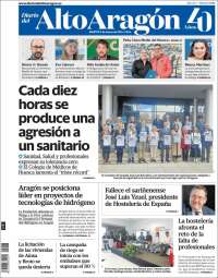 Portada de Diario del AltoAragón (España)