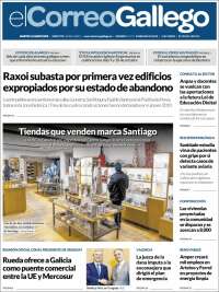 Portada de El Correo Gallego (España)