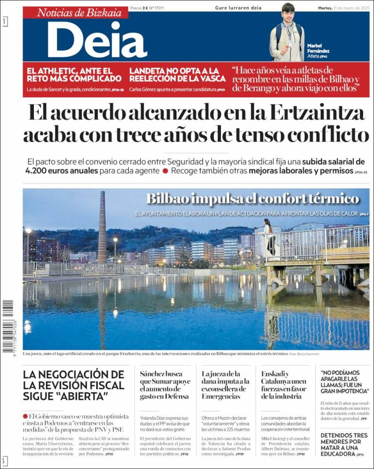 Portada de Deia (España)