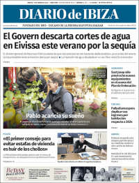 Portada de Diario de Ibiza (España)