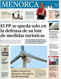 Portada de Menorca - Diario Insular (España)