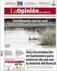 Portada de La Opinión de Murcia (España)