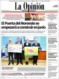 Portada de La Opinión - El Correo de Zamora (España)