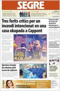 Portada de Segre (España)