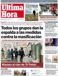 Portada de Última Hora (España)