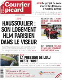 Portada de Courrier Picard (Francia)