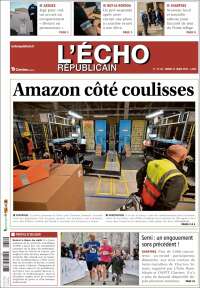 Portada de L'Echo Républicain (Francia)