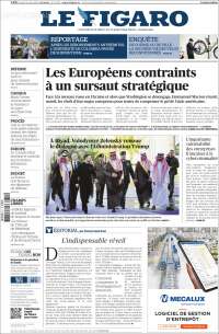 Portada de Le Figaro (Francia)