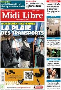 Portada de Midi Libre (Francia)