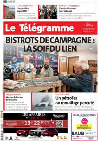 Portada de Télégramme (Francia)