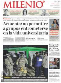 Portada de Milenio de Puebla (México)