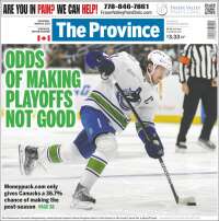 Portada de The Province (Canadá)