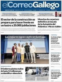 Portada de El Correo Gallego (Spain)