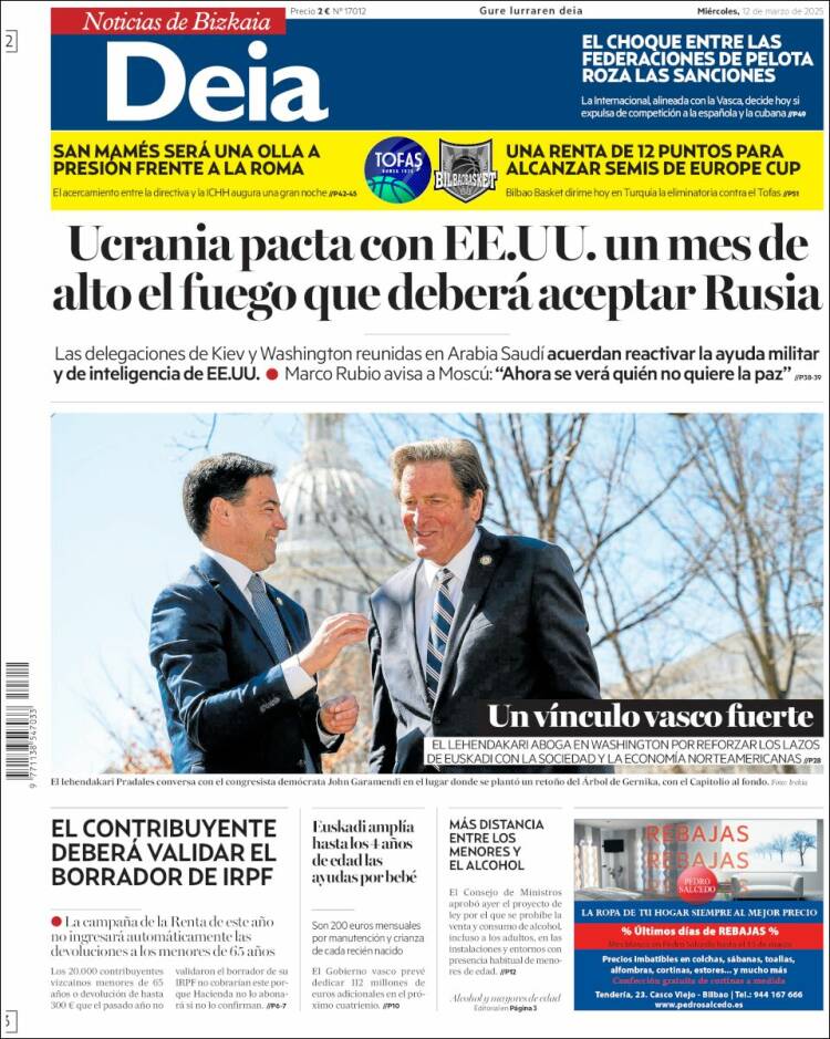 Portada de Deia (España)