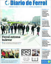 Portada de Diario de Ferrol (España)