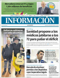 Portada de Diario Información (España)