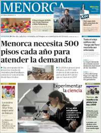 Portada de Menorca - Diario Insular (España)