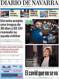 Portada de Diario de Navarra (España)