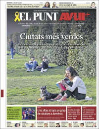 Portada de El Punt Avui (España)