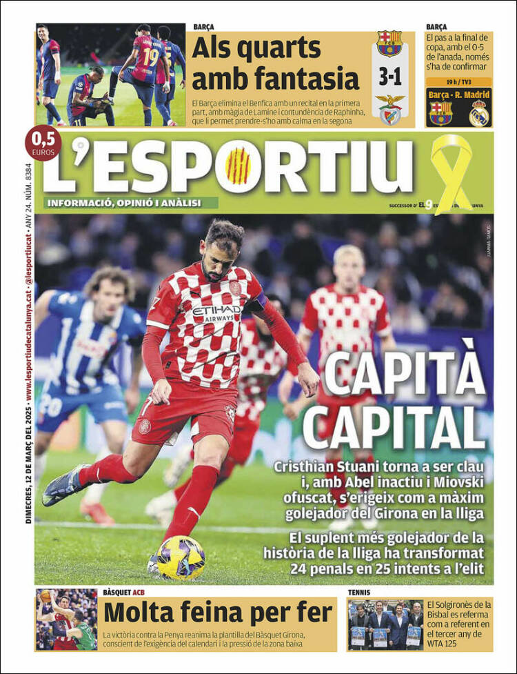 Portada de L'Esportiu : Girona (España)