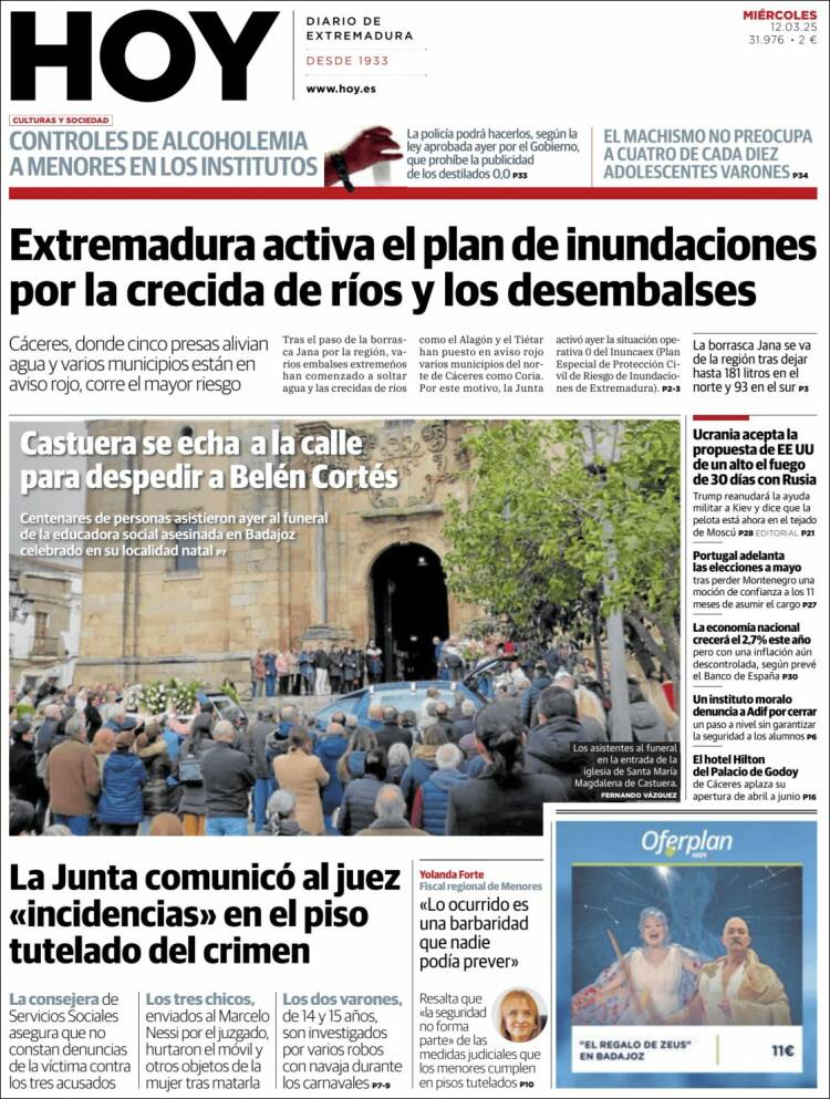 Portada de Hoy - Badajoz (España)