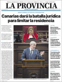 Portada de La Provincia (España)