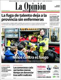 Portada de La Opinión - El Correo de Zamora (Spain)