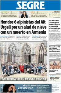 Portada de Segre  (España)