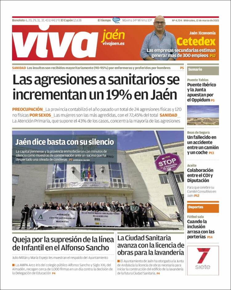 Portada de Viva Jaén (España)