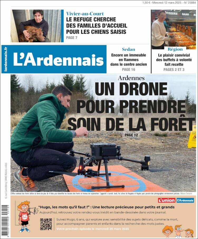 Portada de L'Ardenais (Francia)