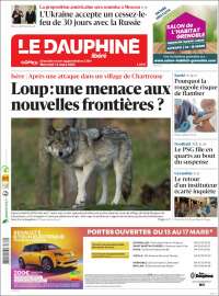 Portada de Le Dauphiné Libéré (Francia)