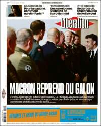 Portada de Libération (Francia)