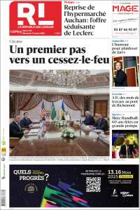 Portada de Le Republicain Lorrain (Francia)