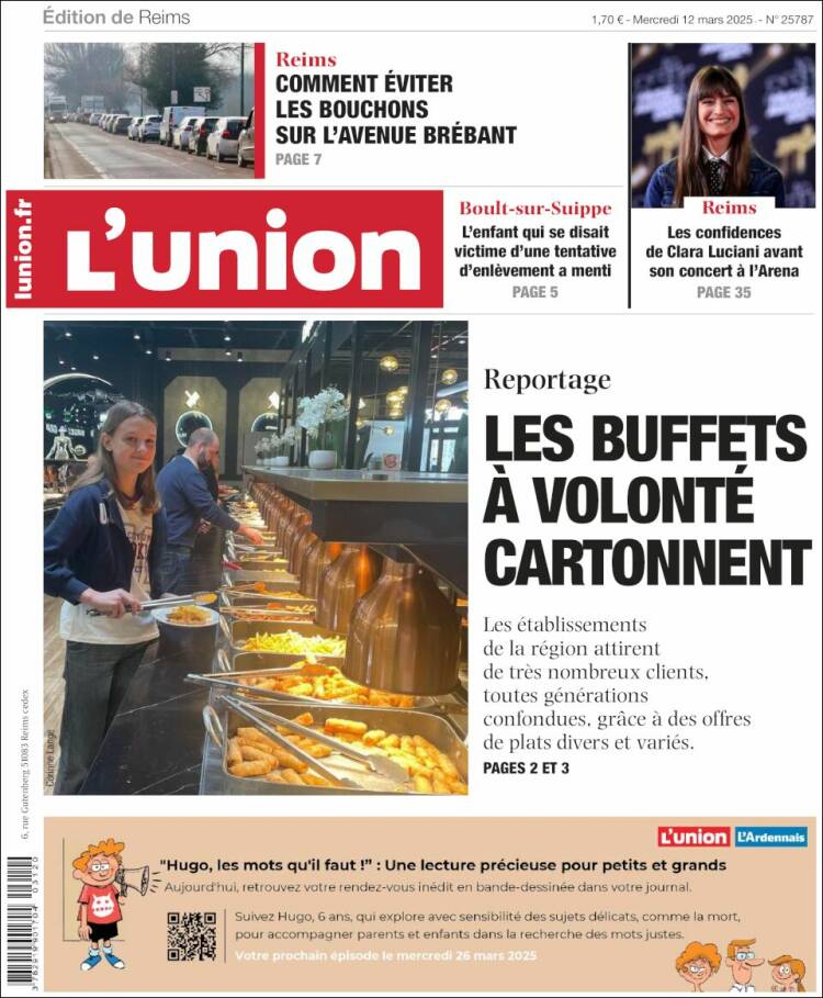 Portada de L'Union (Francia)