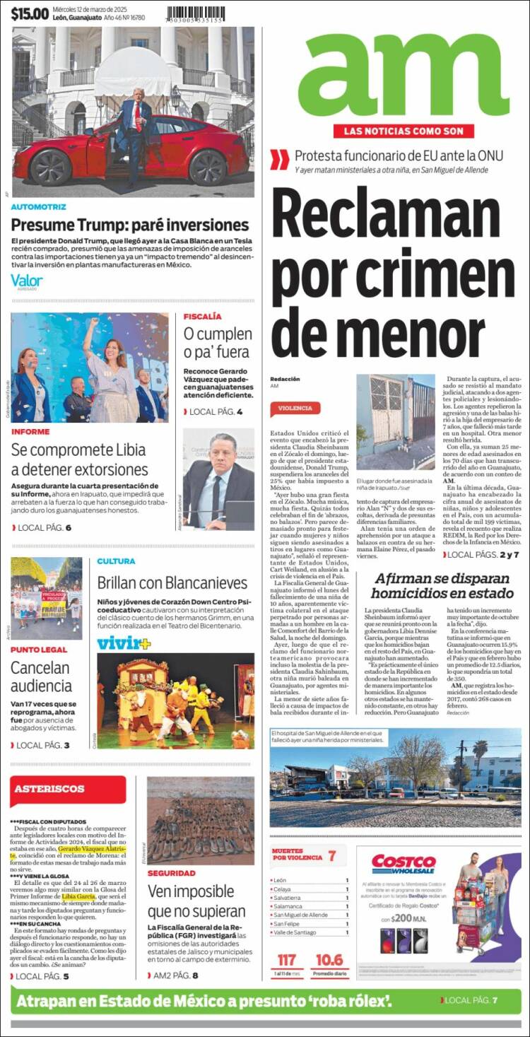 Portada de Al Día A.M. (México)