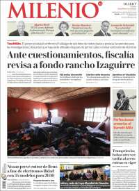 Portada de Milenio - Jalisco (México)