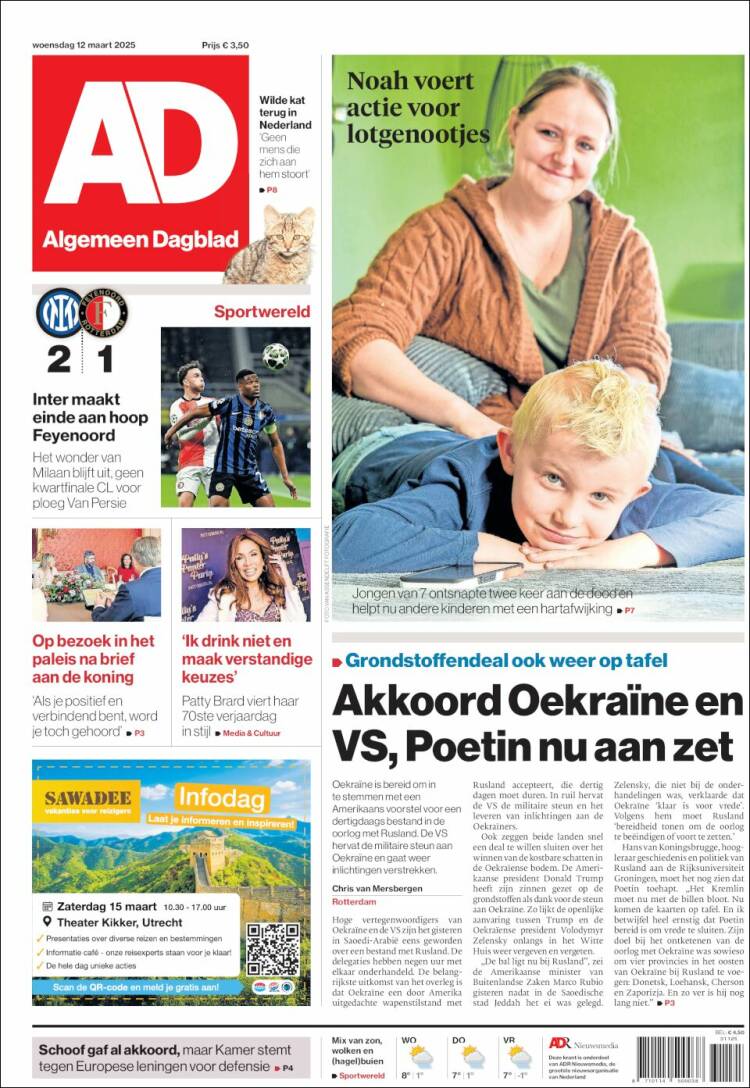 Portada de AD (Pa&iacute;ses Bajos)