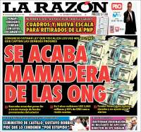 Portada de La Razón (Perú)