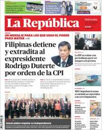 Portada de La Republica (Perú)