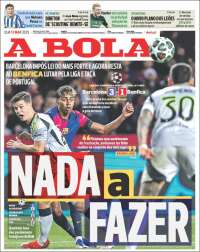 Portada de A Bola (Portugal)