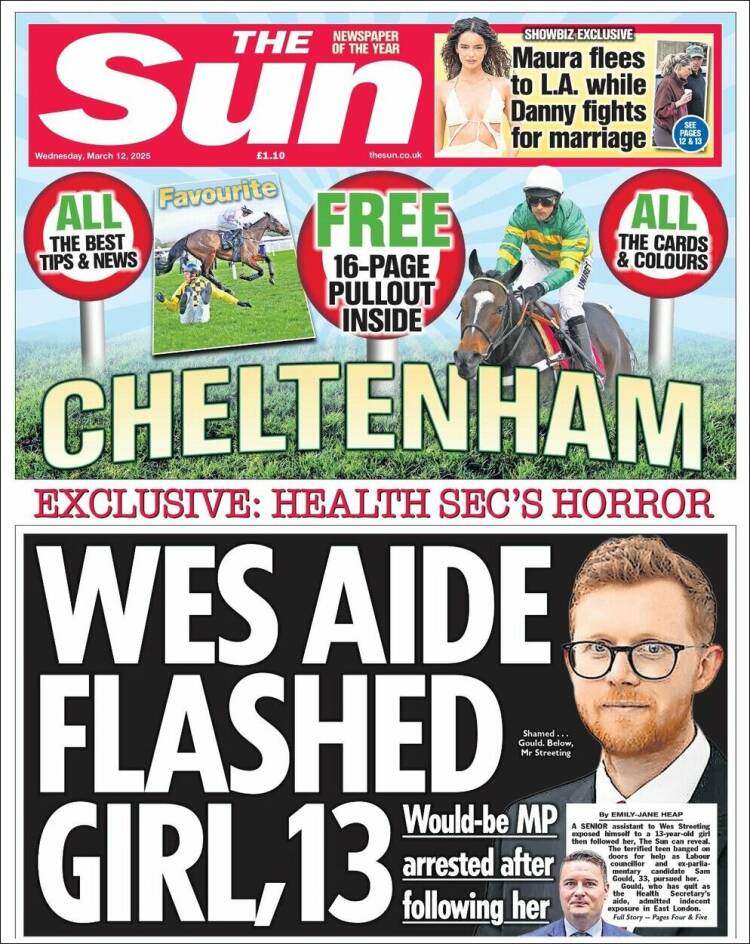 Portada de The Sun (Reino Unido)