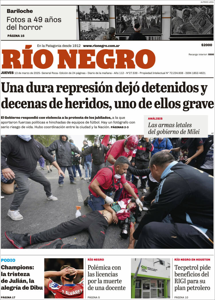 Portada de Rio Negro (Argentina)