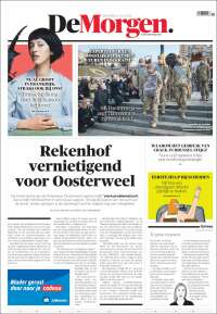 Portada de De Morgen (Bélgica)