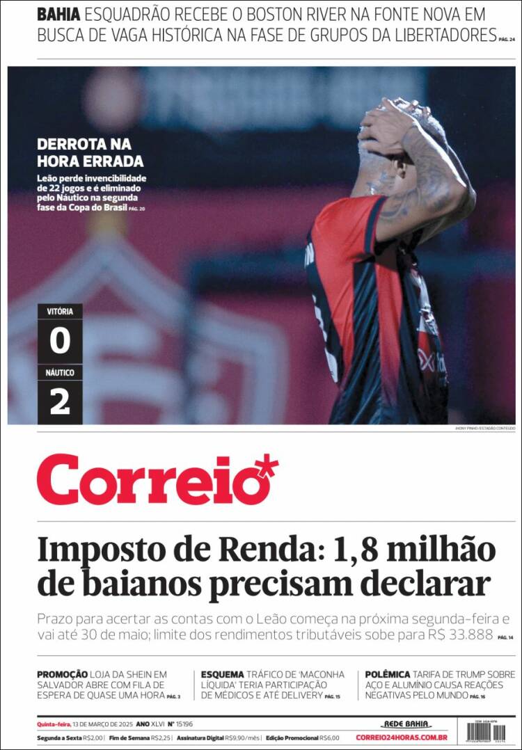 Portada de Correio* (Brasil)