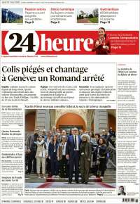 Portada de 24 Heures (Suiza)