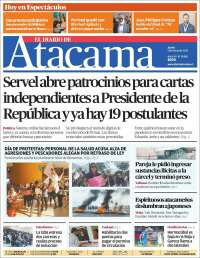 Portada de Diario de Atacama (Chile)