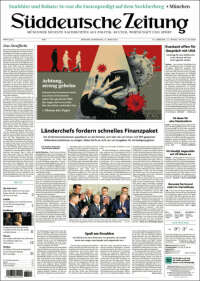 Portada de Sueddeutsche (Alemania)