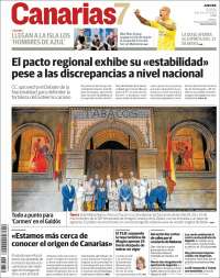 Portada de Canarias 7 (España)