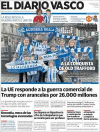 Portada de Diario Vasco (España)