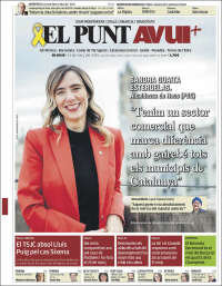 Portada de El Punt Avui (España)